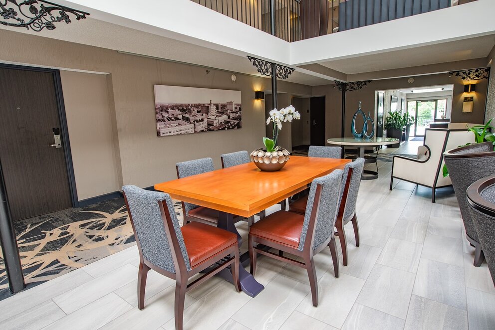 Lobby community table