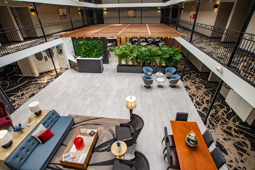 Bird Eye View of Atrium