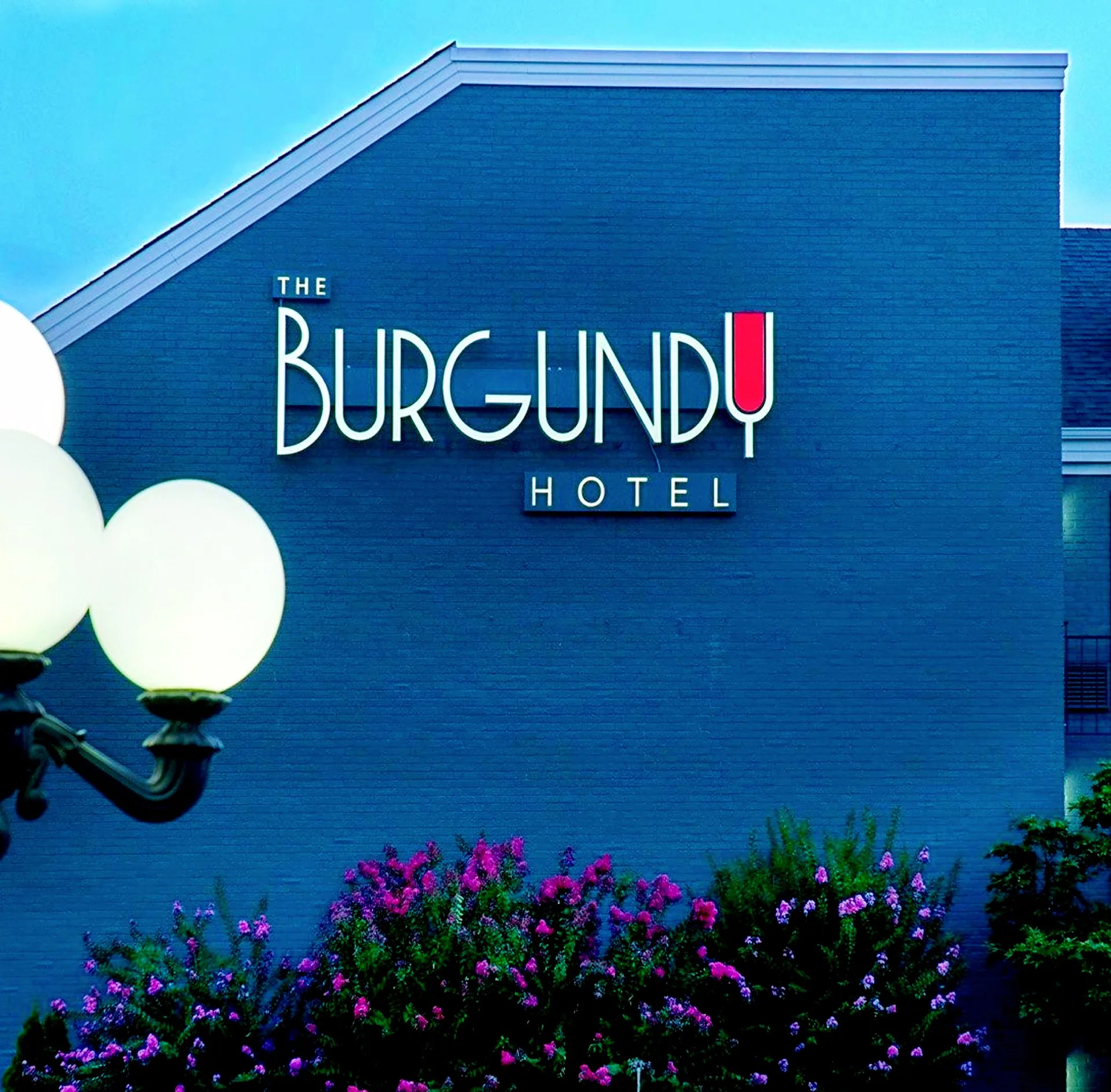 The Burgundy Hotel exterior and entrance