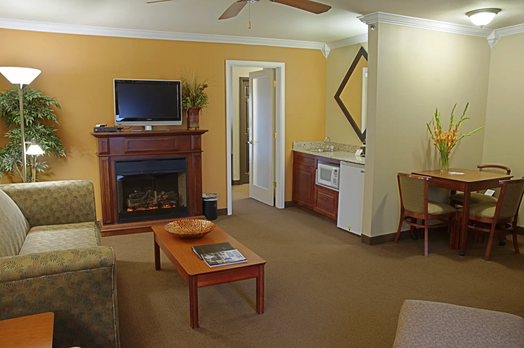 Presidential King living area during the Best Western Premier era