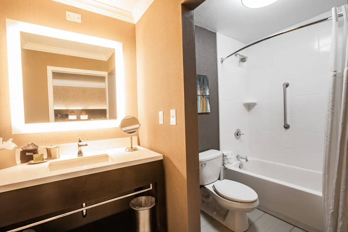Vanity in a Studio Suite bathroom