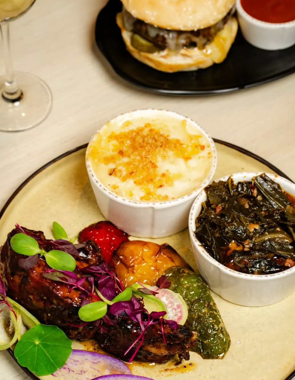 Seasonal dishes served at Table 28