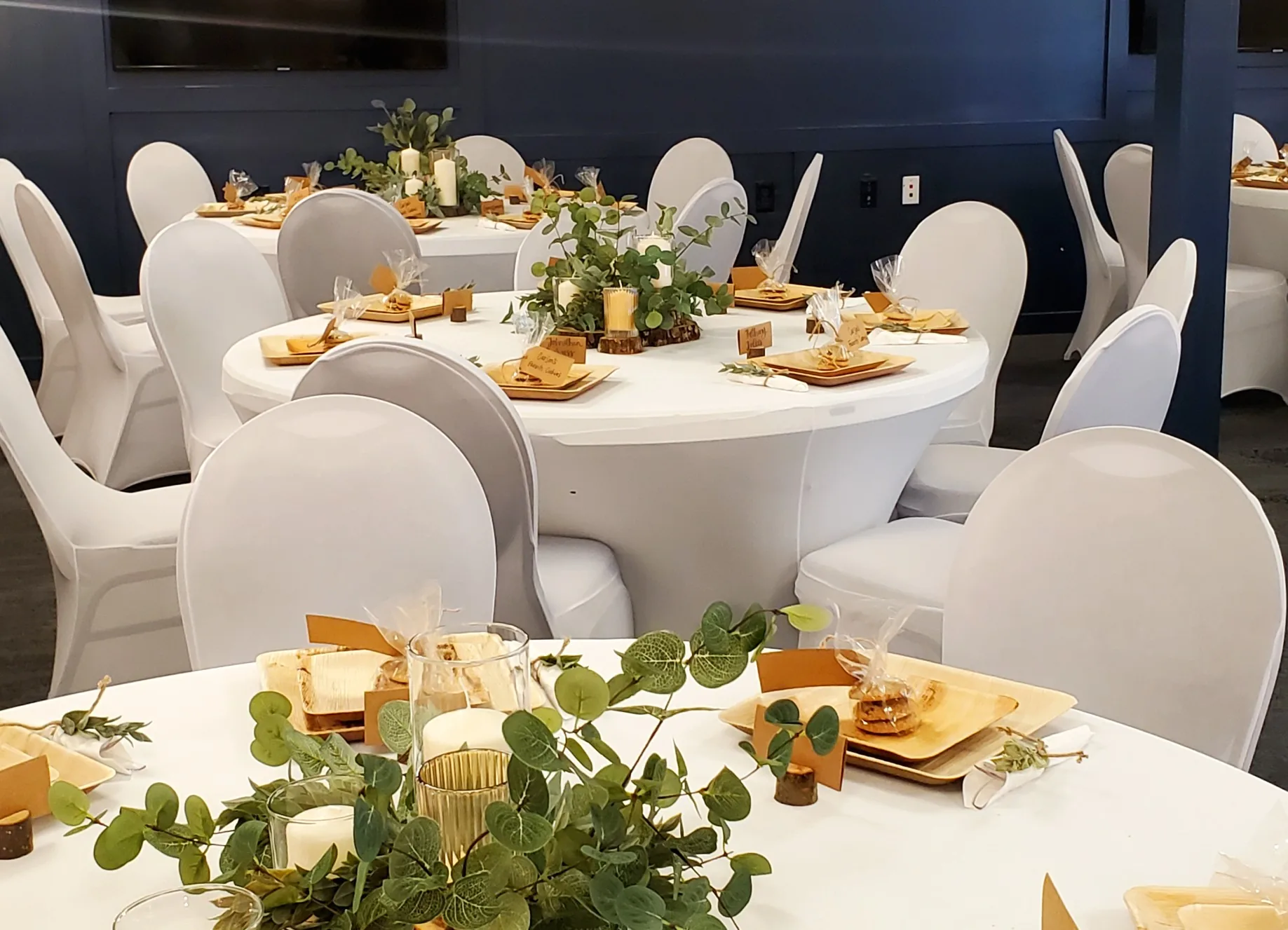 Private dinner setup at The Burgundy