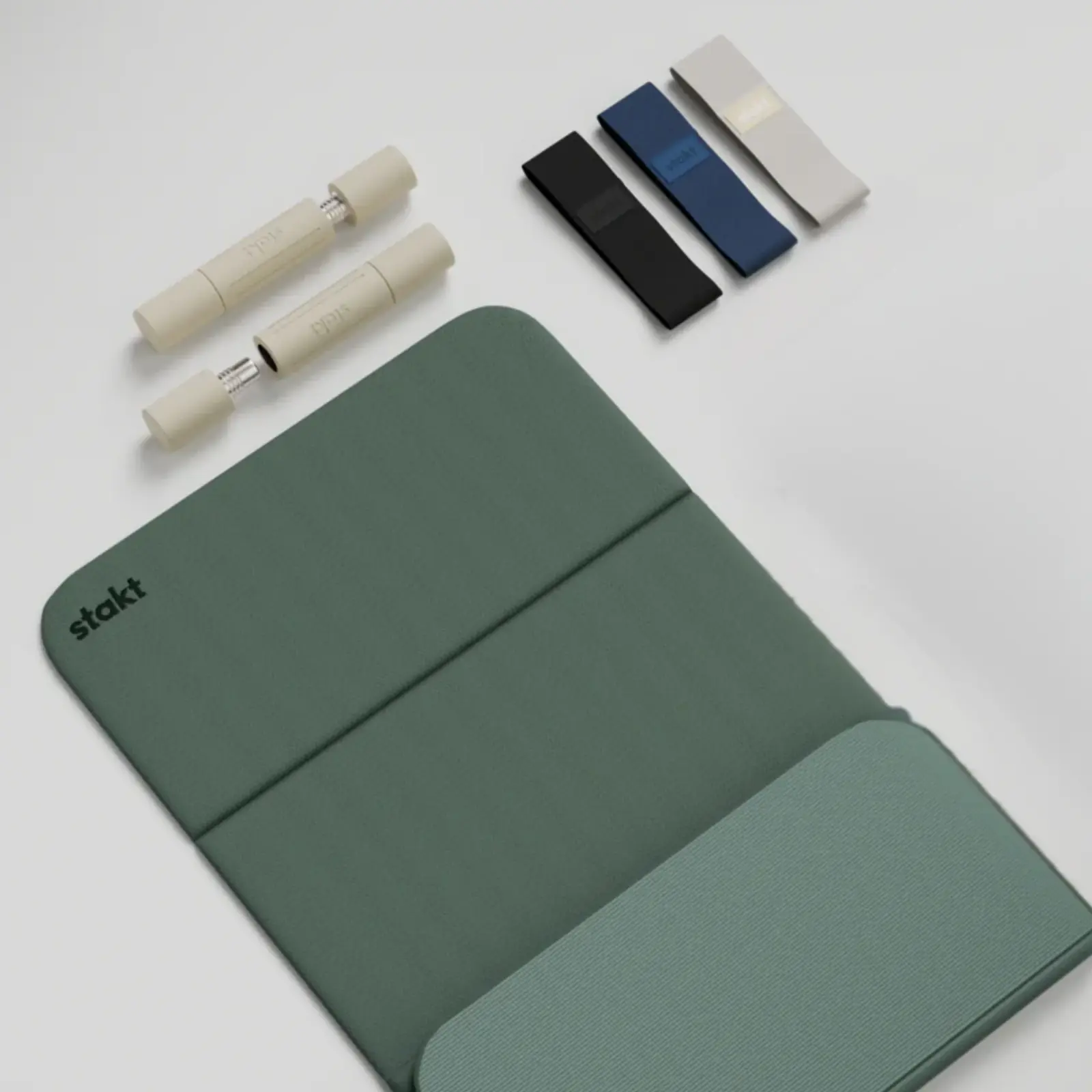 Wellness kit with yoga mat and aromatherapy amenities
